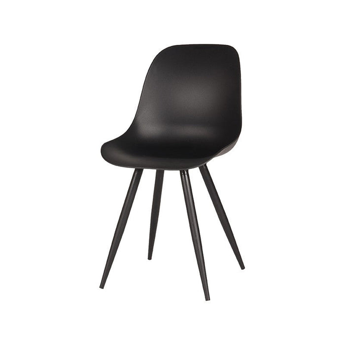 Label51 Eetkamerstoel Monza - Zwart - Kunststof-Eetkamerstoelen-LABEL51