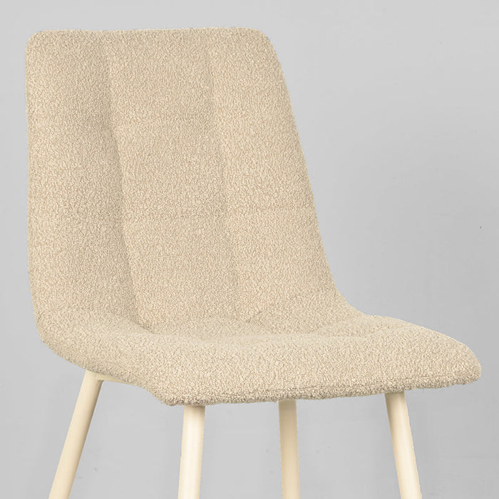 Label51 Eetkamerstoel Nino - Zand - Stof-Eetkamerstoelen-LABEL51