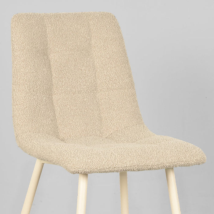 Label51 Eetkamerstoel Nino - Zand - Stof-Eetkamerstoelen-LABEL51