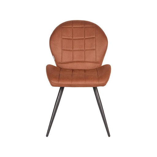 Label51 Eetkamerstoel Sil 51x64x87 cm Cognac microvezel-Eetkamerstoelen-LABEL51