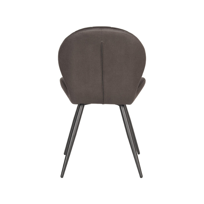 Label51 Eetkamerstoel Sil - Antraciet - Microfiber-Eetkamerstoelen-LABEL51