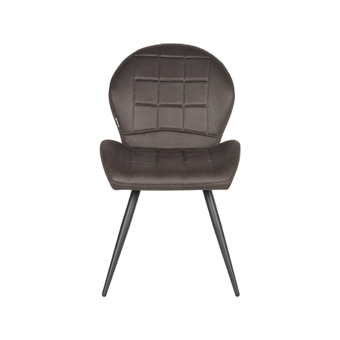 Label51 Eetkamerstoel Sil - Antraciet - Microfiber-Eetkamerstoelen-LABEL51