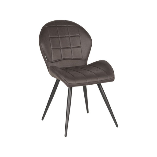 Label51 Eetkamerstoel Sil - Antraciet - Microfiber-Eetkamerstoelen-LABEL51