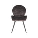 Label51 Eetkamerstoel Sil - Antraciet - Velours-Eetkamerstoelen-LABEL51