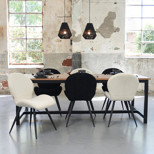 Label51 Eetkamerstoel Sky - Ivory - Teddy-Eetkamerstoelen-LABEL51