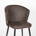Label51 Eetkamerstoel Wave - Antraciet - Microfiber-Eetkamerstoelen-LABEL51