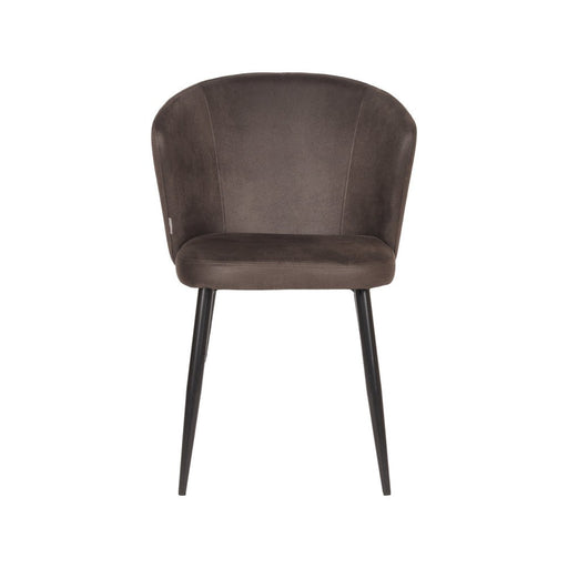 Label51 Eetkamerstoel Wave - Antraciet - Microfiber-Eetkamerstoelen-LABEL51