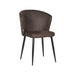 Label51 Eetkamerstoel Wave - Antraciet - Microfiber-Eetkamerstoelen-LABEL51