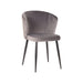 Label51 Eetkamerstoel Wave - Grijs - Fluweel-Eetkamerstoelen-LABEL51