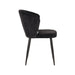 Label51 Eetkamerstoel Wave - Zwart - Fluweel-Eetkamerstoelen-LABEL51