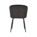 Label51 Eetkamerstoel Wave - Zwart - Fluweel-Eetkamerstoelen-LABEL51