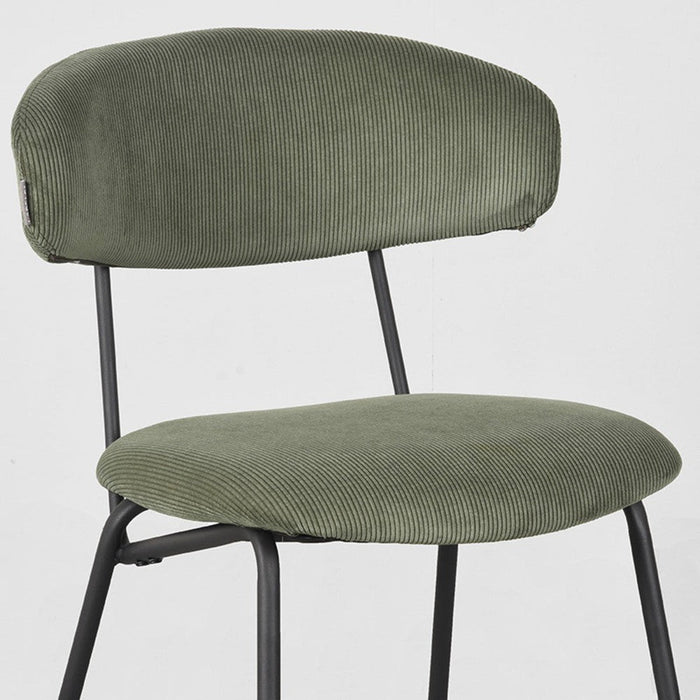 Label51 Eetkamerstoel Zack - Forest - Ribcord-Eetkamerstoelen-LABEL51