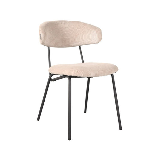 Label51 Eetkamerstoel Zack - Naturel - Ribcord-Eetkamerstoelen-LABEL51