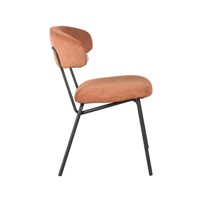Label51 Eetkamerstoel Zack - Rust - Ribcord-Eetkamerstoelen-LABEL51