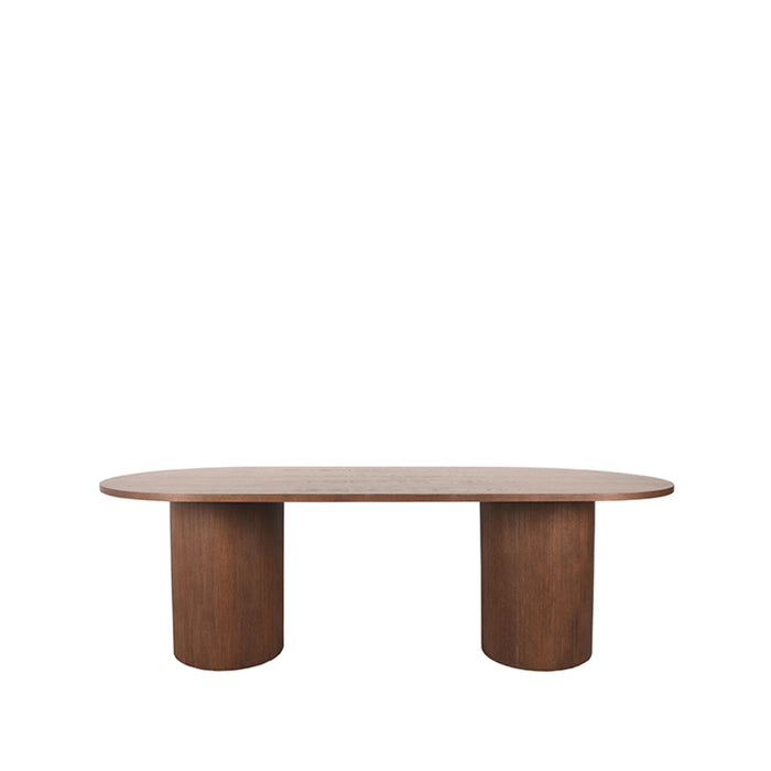 Label51 Eetkamertafel Oliva - Walnoot - Eiken - 240 cm-Eettafels-LABEL51