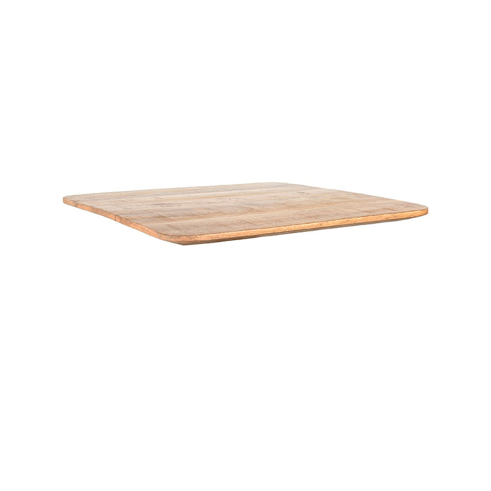Label51 Eetkamertafel Tafelblad Sloppy Edge - Rough - Mangohout - 70 cm Sloppy-Vierkante tafelbladen-LABEL51