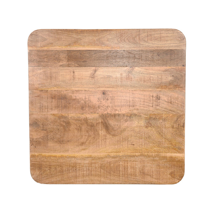 Label51 Eetkamertafel Tafelblad Sloppy Edge - Rough - Mangohout - 70 cm Sloppy-Vierkante tafelbladen-LABEL51