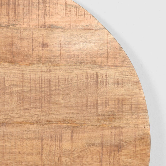 Label51 Eetkamertafel Tafelblad Sloppy Edge - Rough - Mangohout - Rond - 70 cm Sloppy-Ronde tafelbladen-LABEL51