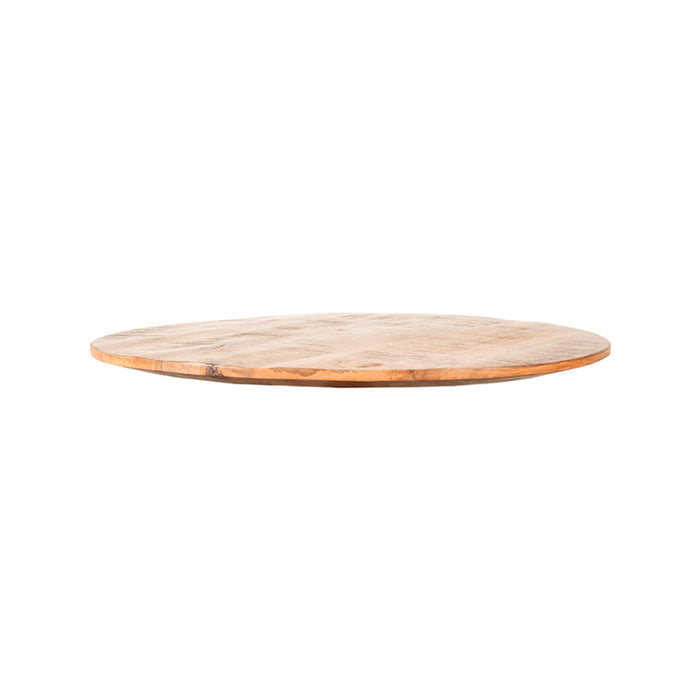 Label51 Eetkamertafel Tafelblad Sloppy Edge - Rough - Mangohout - Rond - 70 cm Sloppy-Ronde tafelbladen-LABEL51