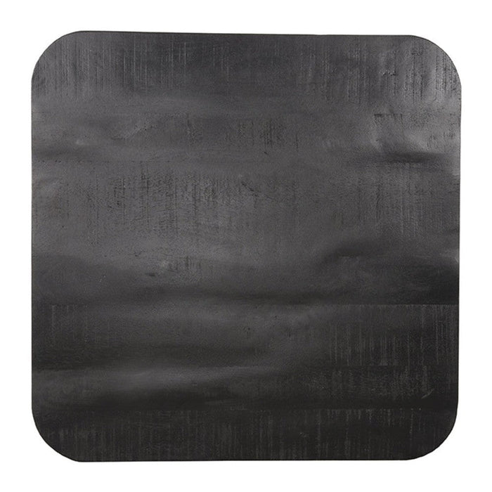 Label51 Eetkamertafel Tafelblad Sloppy Edge - Zwart - Mangohout - 70 cm Sloppy-Vierkante tafelbladen-LABEL51