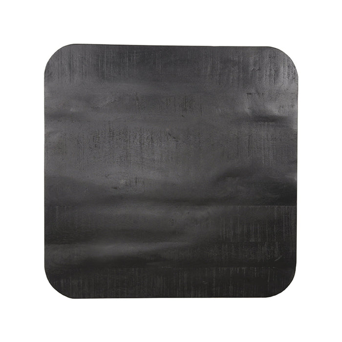 Label51 Eetkamertafel Tafelblad Sloppy Edge - Zwart - Mangohout - 70 cm Sloppy-Vierkante tafelbladen-LABEL51