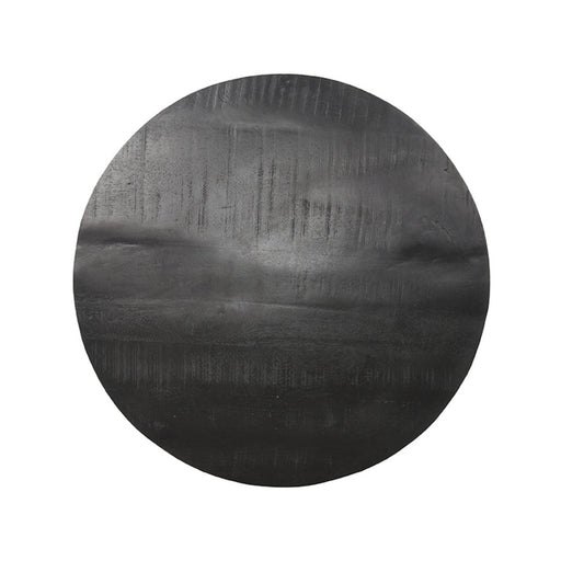 Label51 Eetkamertafel Tafelblad Sloppy Edge - Zwart - Mangohout - Rond - 70 cm Sloppy-Ronde tafelbladen-LABEL51