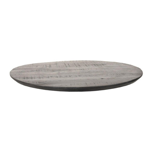 Label51 Eetkamertafel Tafelblad Sloppy Edge - Zwart - Mangohout - Rond - 70 cm Sloppy-Ronde tafelbladen-LABEL51