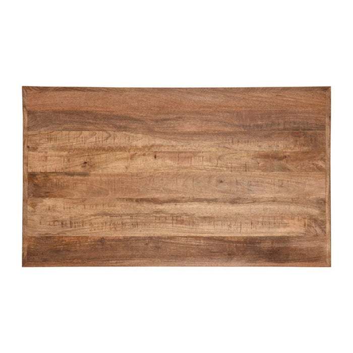 Label51 Eetkamertafel Tafelblad Straight Edge - Rough - Mangohout - 120 cm Straight-Rechthoekige tafelbladen-LABEL51