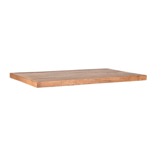 Label51 Eetkamertafel Tafelblad Straight Edge - Rough - Mangohout - 120 cm Straight-Rechthoekige tafelbladen-LABEL51