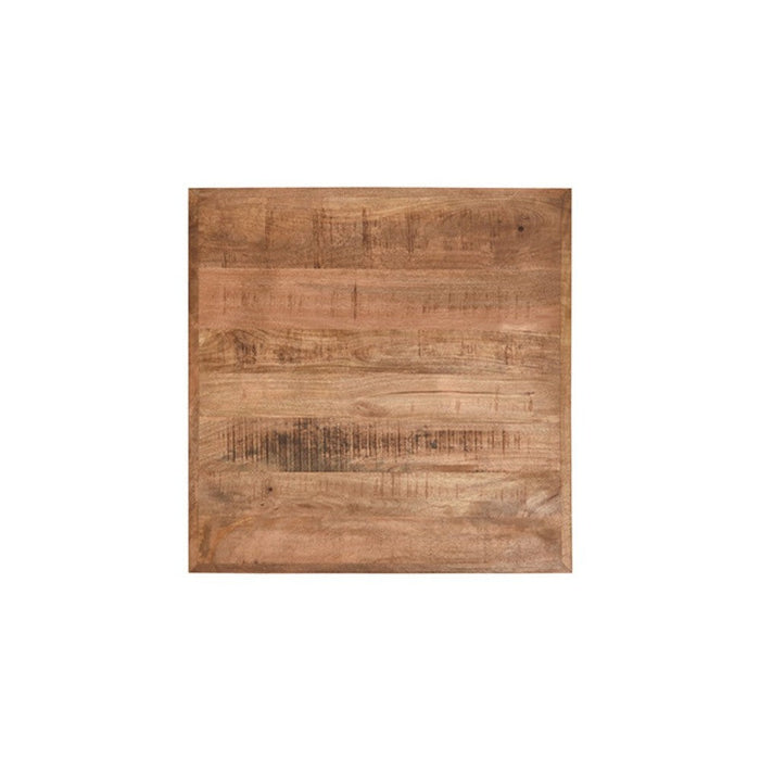 Label51 Eetkamertafel Tafelblad Straight Edge - Rough - Mangohout - 70 cm Straight-Vierkante tafelbladen-LABEL51