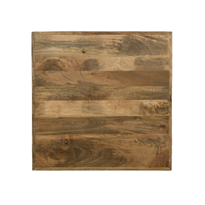 Label51 Eetkamertafel Tafelblad Straight Edge - Rough - Mangohout - 70 cm Straight-Vierkante tafelbladen-LABEL51