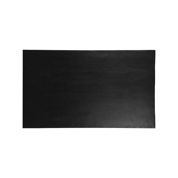 Label51 Eetkamertafel Tafelblad Straight Edge - Zwart - Mangohout - 120 cm Straight-Rechthoekige tafelbladen-LABEL51