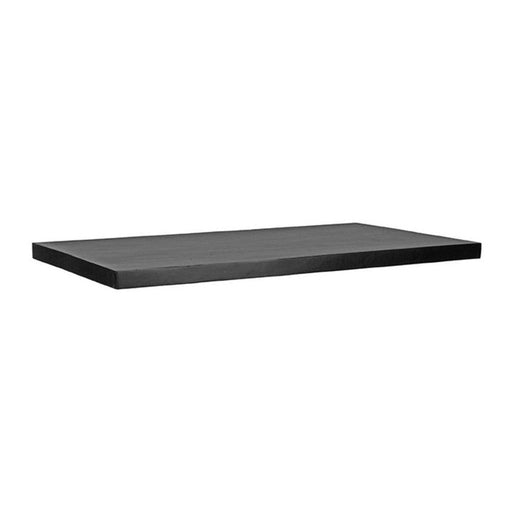 Label51 Eetkamertafel Tafelblad Straight Edge - Zwart - Mangohout - 120 cm Straight-Rechthoekige tafelbladen-LABEL51