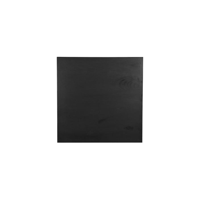 Label51 Eetkamertafel Tafelblad Straight Edge - Zwart - Mangohout - 70 cm Straight-Vierkante tafelbladen-LABEL51
