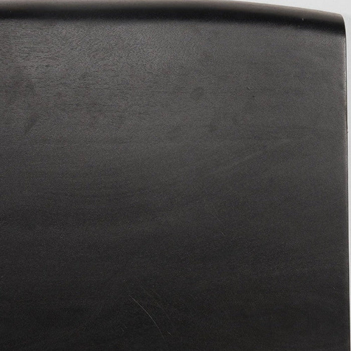Label51 Eetkamertafel Tafelblad Tree Edge - Zwart - Mangohout - 70 cm Tree-Vierkante tafelbladen-LABEL51