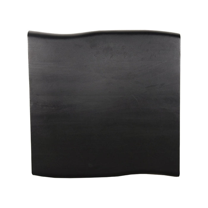 Label51 Eetkamertafel Tafelblad Tree Edge - Zwart - Mangohout - 70 cm Tree-Vierkante tafelbladen-LABEL51