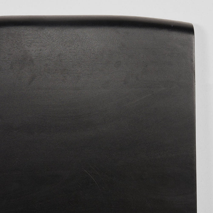 Label51 Eetkamertafel Tafelblad Tree Edge - Zwart - Mangohout - 70 cm Tree-Vierkante tafelbladen-LABEL51