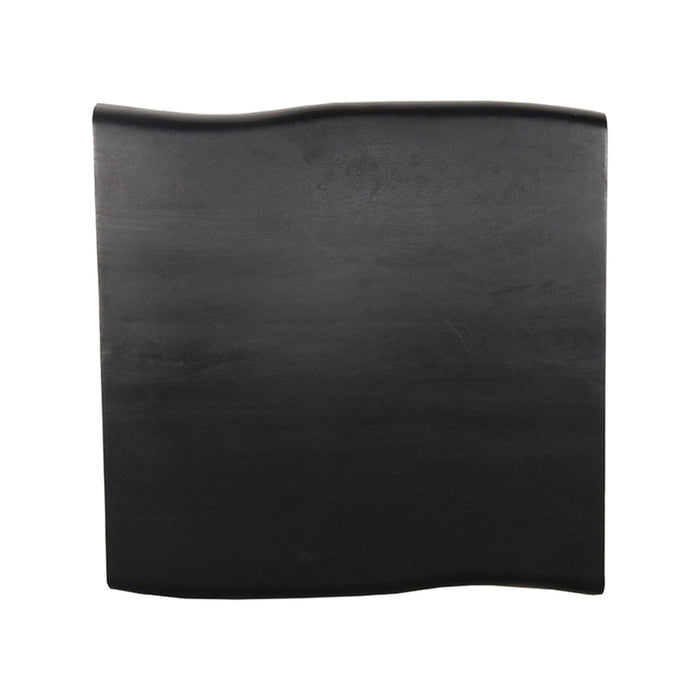 Label51 Eetkamertafel Tafelblad Tree Edge - Zwart - Mangohout - 70 cm Tree-Vierkante tafelbladen-LABEL51
