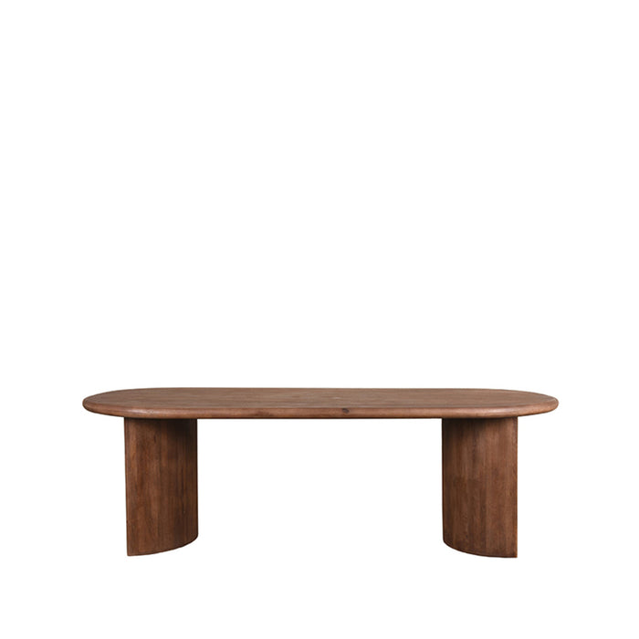 Label51 Eetkamertafel Vito - Espresso - Mangohout - 240 cm-Eettafels-LABEL51