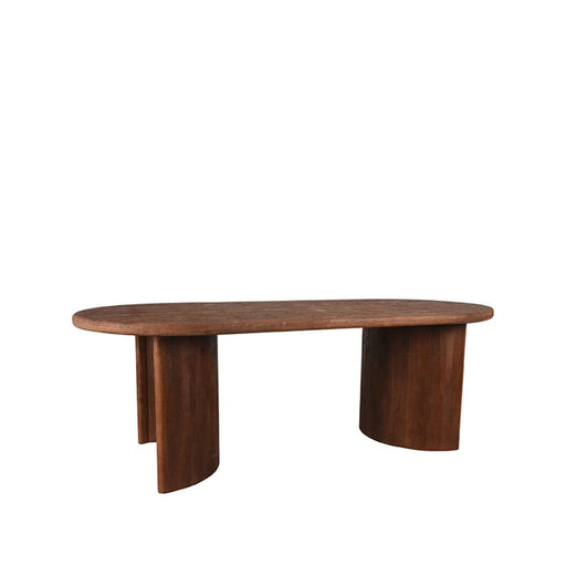 Label51 Eetkamertafel Vito - Espresso - Mangohout - 240 cm-Eettafels-LABEL51