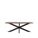 Label51 Eetkamertafel Zane - Espresso - Mangohout 220x100x76-Eettafels-LABEL51