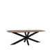 Label51 Eetkamertafel Zane - Espresso - Mangohout 220x100x76-Eettafels-LABEL51