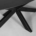 Label51 Eetkamertafel Zion - Zwart - Mangohout - Ovaal - 210x100 cm-Eettafels-LABEL51