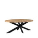 Label51 Eetkamertafel Zip - Rough - Mangohout - Ovaal - 210x100 cm-Eettafels-LABEL51
