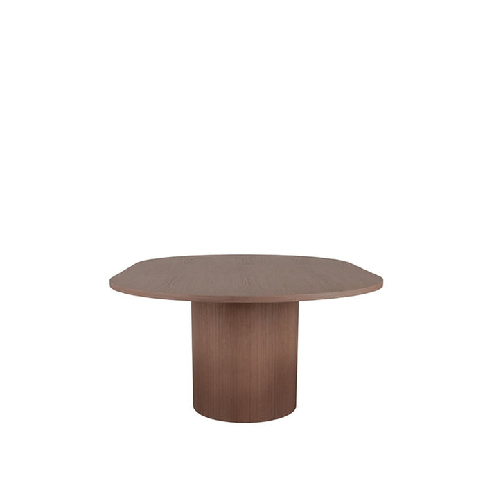 Label51 Eettafel Oliva 150x130x78 cm (+ Uitschuifbaar 50 cm) Walnoot-Eettafels-LABEL51