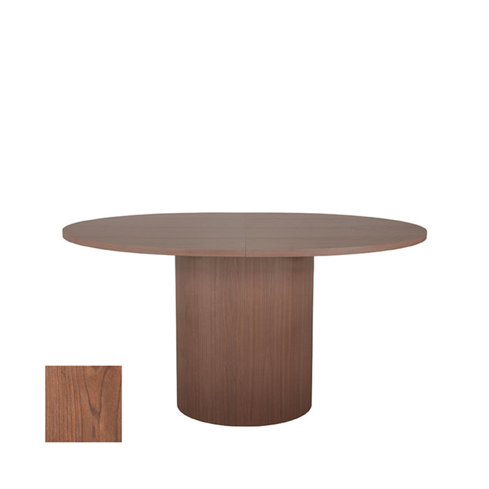Label51 Eettafel Oliva 150x130x78 cm (+ Uitschuifbaar 50 cm) Walnoot-Eettafels-LABEL51