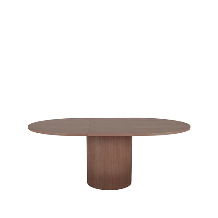 Label51 Eettafel Oliva 150x130x78 cm (+ Uitschuifbaar 50 cm) Walnoot-Eettafels-LABEL51