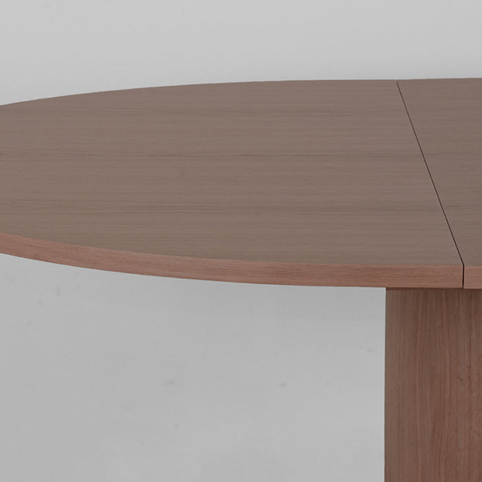 Label51 Eettafel Oliva 150x130x78 cm (+ Uitschuifbaar 50 cm) Walnoot-Eettafels-LABEL51