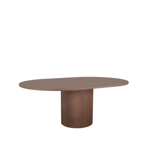 Label51 Eettafel Oliva 150x130x78 cm (+ Uitschuifbaar 50 cm) Walnoot-Eettafels-LABEL51