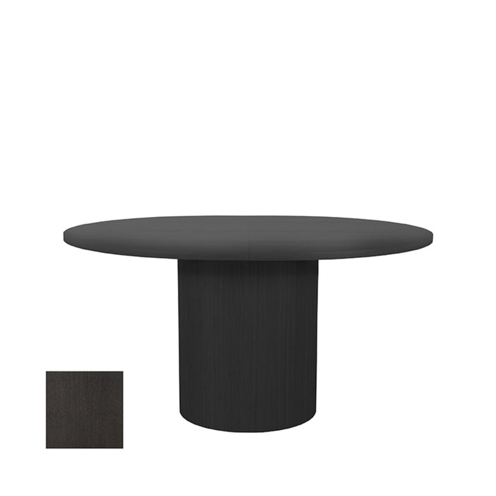 Label51 Eettafel Oliva 150x130x78 cm (+ Uitschuifbaar 50 cm) Zwart-LABEL51